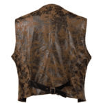 Gilet sans manche effet cuir patiné Cow-boy (4)