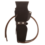 Holster cuir buffle ceinturé style cowboy (2)
