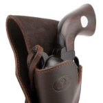Holster cuir buffle ceinturé style cowboy (5)