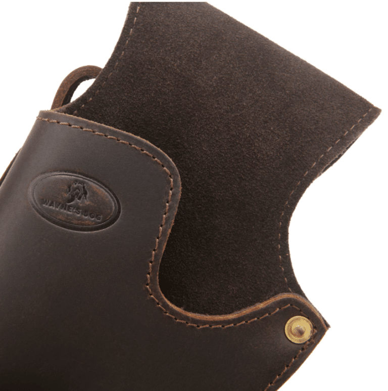 Holster cuir buffle ceinturé style cowboy (6)
