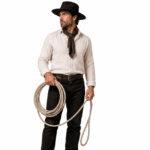 Lasso cowboy en corde naturelle torsadée 20 mm (1)