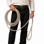 Lasso cowboy en corde naturelle torsadée 20 mm (4)