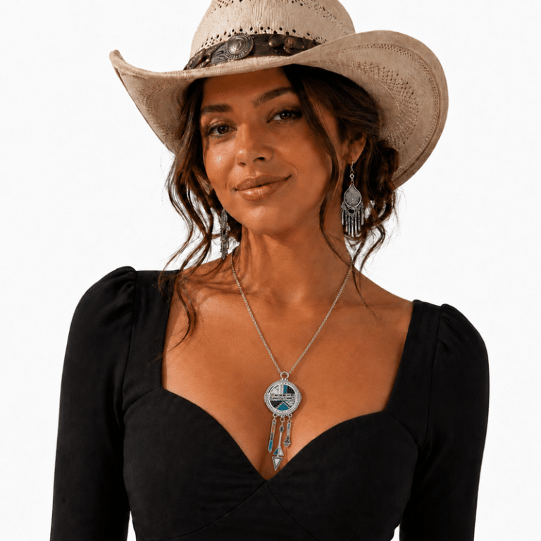 Pendentif Amérindien attrape-rêve en argent 925 (4)