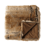 Plaid fausse fourrure ours brun (6)