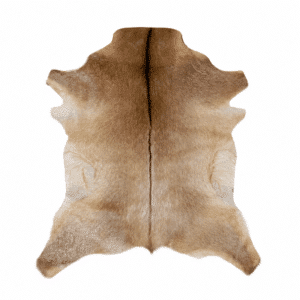 Tapis en peau de chèvre véritable et naturelle