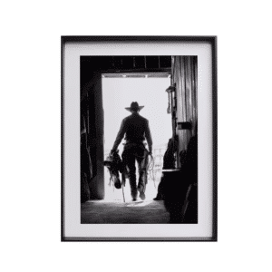 Toile cow-boy du grand ouest l'heure du départ
