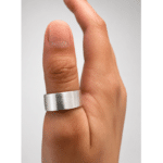 Bague cowboy argent 925 brossé minimaliste (2)