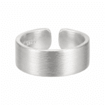 Bague cowboy argent 925 brossé minimaliste (3)