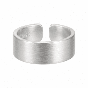 Bague cowboy argent 925 brossé minimaliste