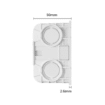 Boîte d’encastrement carrée standard (Type 86) (2)