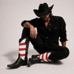 Bottes Cowboy USA en Cuir Véritable Drapeau Américain (1)