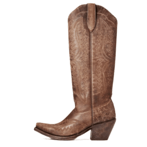 Bottes cowboy femme marron style cuir vintage iconique