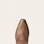 Bottes cowboy femme marron style cuir vintage iconique (6)