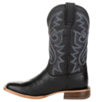 Bottes cowboy femme noires à broderies western (3)