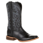 Bottes cowboy femme noires à broderies western (5)