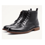 Bottines Cowboy cuir prestige noir intense (1)