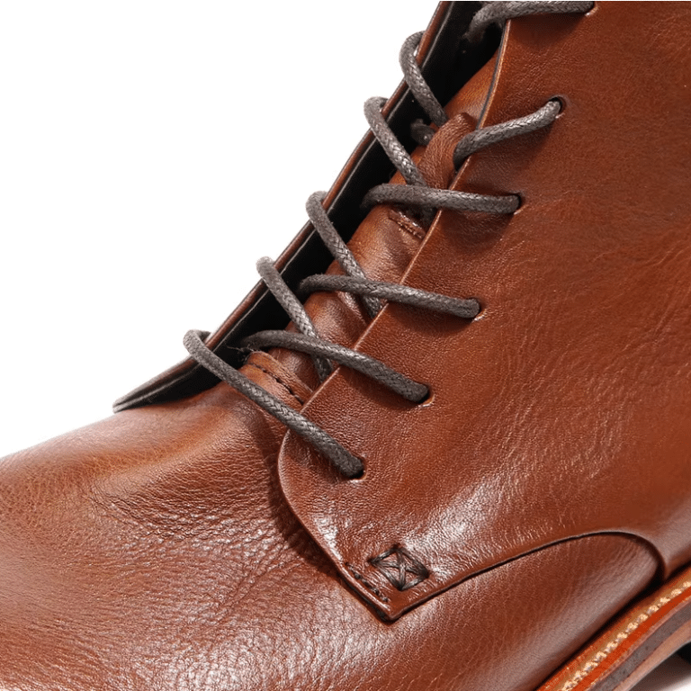 Bottines vintage homme en cuir de vache faites main style western (10)
