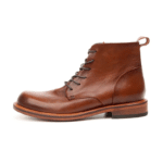 Bottines vintage homme en cuir de vache faites main style western (2)