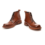 Bottines vintage homme en cuir de vache faites main style western (6)