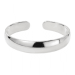 Bracelet bohème jonc ouvert en argent 925 finition polie (2)