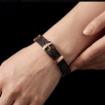 Bracelet femme country en cuir avec fleurs (1)