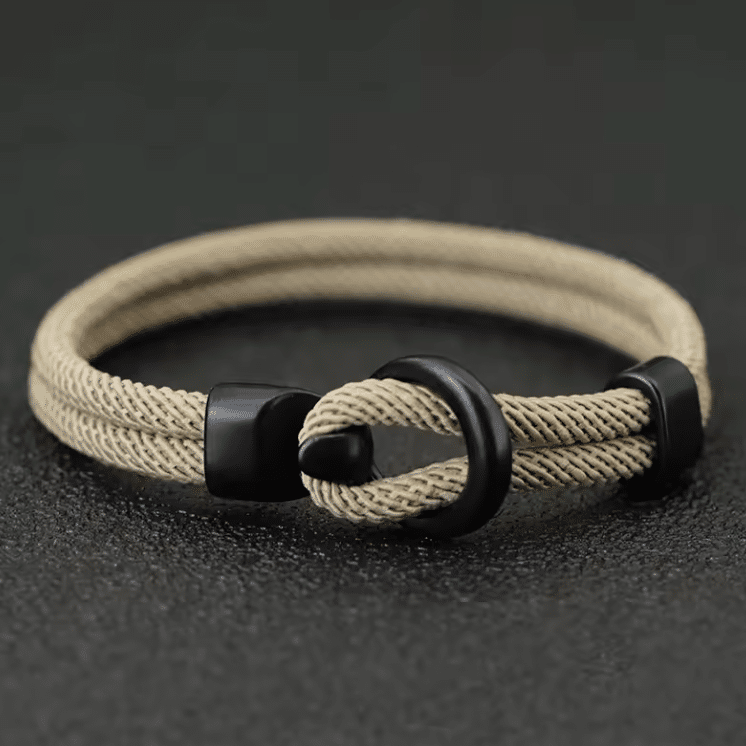 Bracelet western moderne à corde tressé unisexe (3)