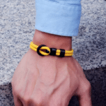 Bracelet western moderne à corde tressé unisexe (5)