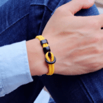 Bracelet western moderne à corde tressé unisexe (6)
