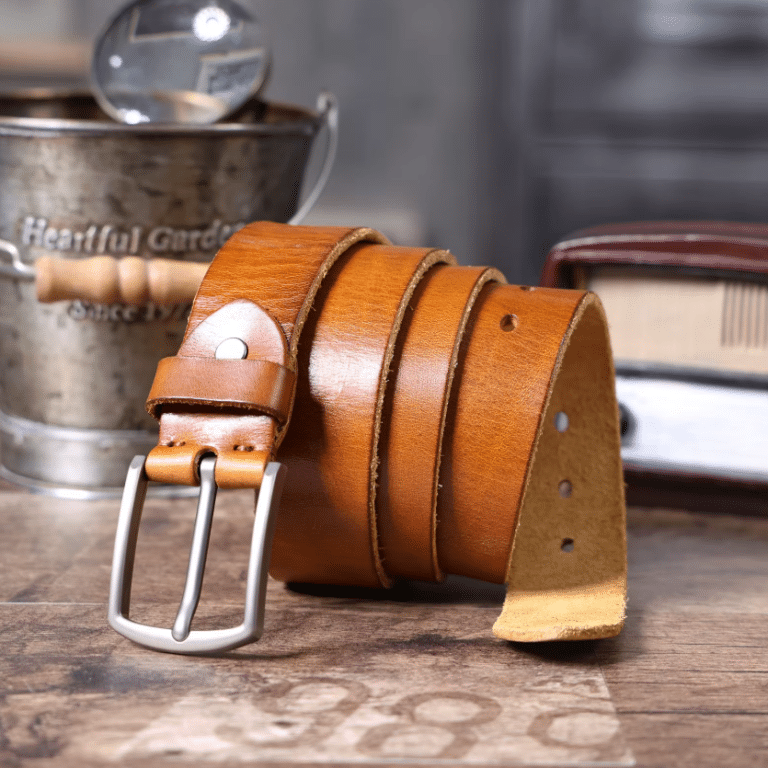 Ceinture cowboy femme en cuir italien artisanal (13)