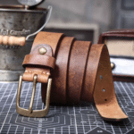 Ceinture cuir femme marron ranch (10)