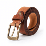 Ceinture cuir femme marron ranch