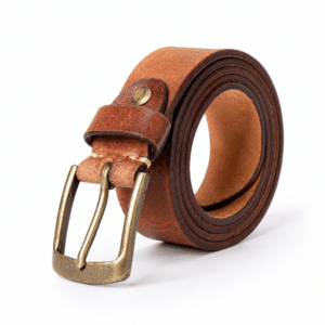 Ceinture cuir femme marron ranch