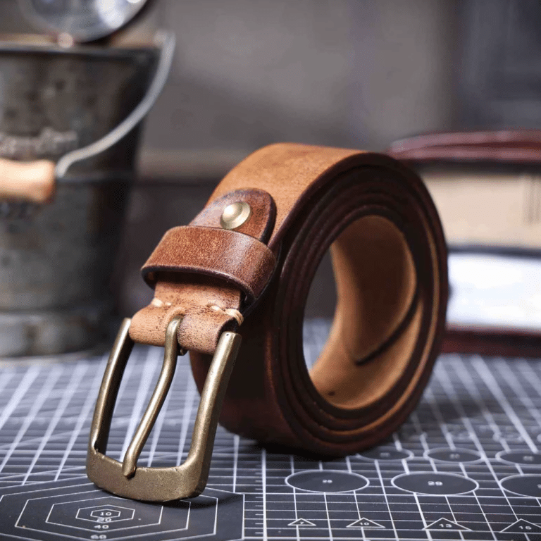 Ceinture cuir femme marron ranch (7)