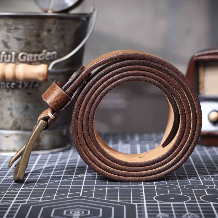 Ceinture cuir femme marron ranch (8)