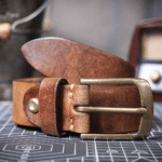Ceinture cuir femme marron ranch (9)