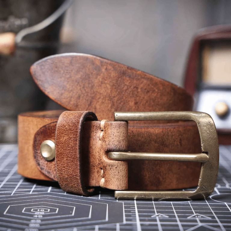 Ceinture cuir femme marron ranch (9)