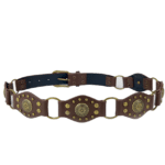 Ceinture western femme médaillons vintage métalliques (3)