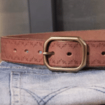 Ceinture western homme en cuir motifs géométriques (7)