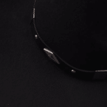 Chapeau cowboy noir en feutre avec bandeau riveté western (6)