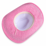 Chapeau cowboy rose strass et velours festival (4)