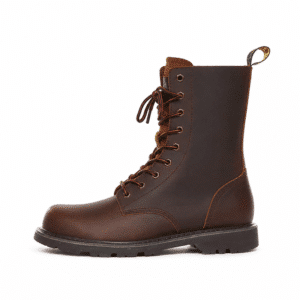 Chaussures montantes homme en cuir style western