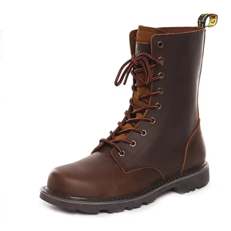 Chaussures montantes homme en cuir style western (3)
