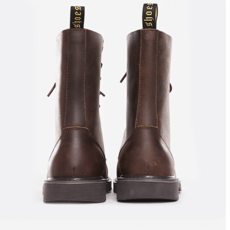 Chaussures montantes homme en cuir style western (6)