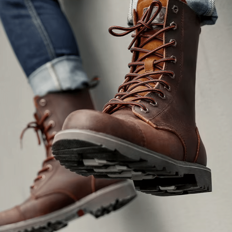 Chaussures montantes homme en cuir style western (8)