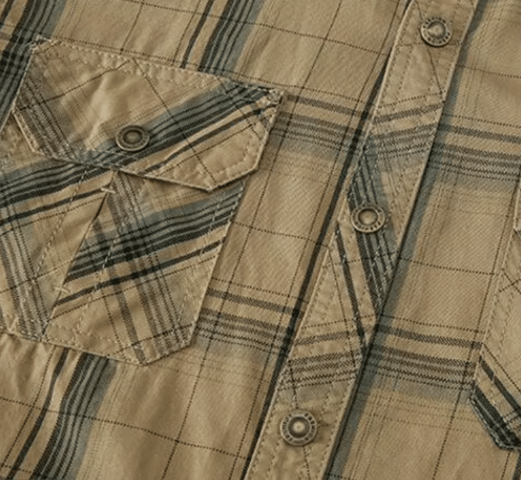 Chemise Country Homme Coton à Carreaux Style Ranch (2)
