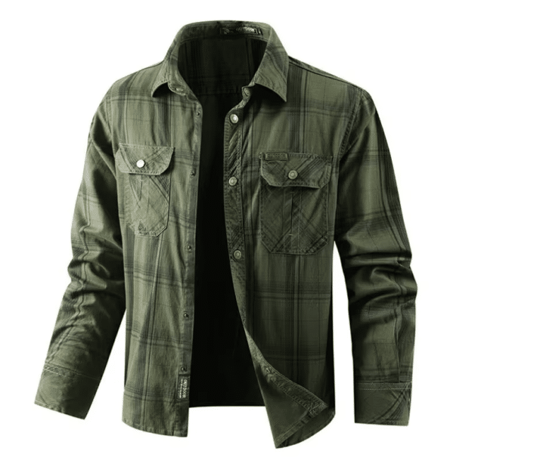 Chemise Country Homme Coton à Carreaux Style Ranch (7)