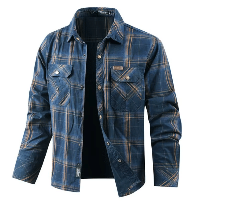 Chemise Country Homme Coton à Carreaux Style Ranch (8)