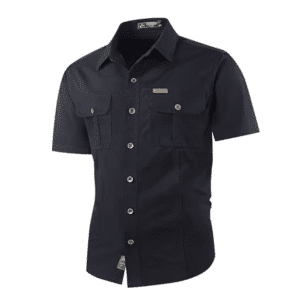 Chemise cowboy homme manches courtes en coton