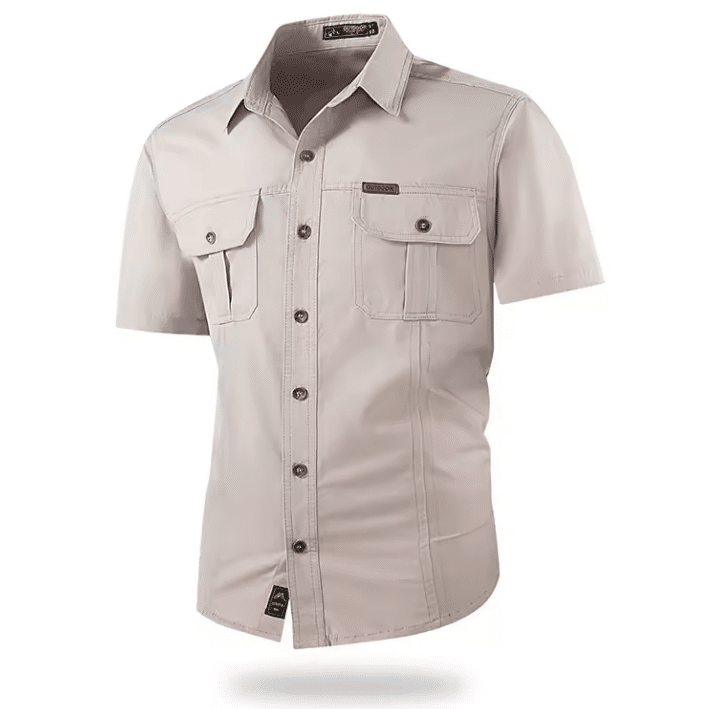 Chemise cowboy homme manches courtes en coton (7)