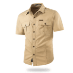 Chemise cowboy homme manches courtes en coton (9)